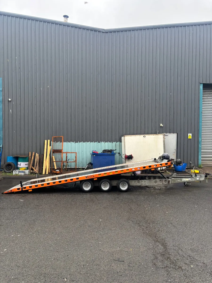 2021 Wiola W5 3 Axle Car Trailer - Image 3