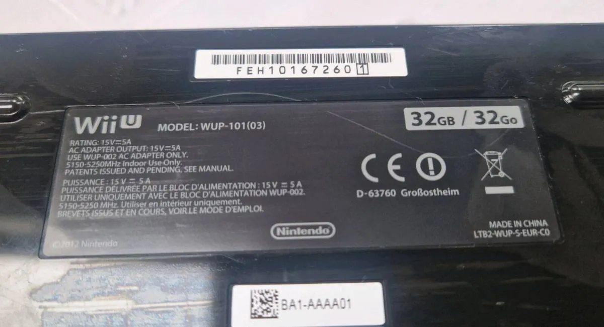 Nintendo Wii U Premium 32GB – Complete Bundle - Image 2