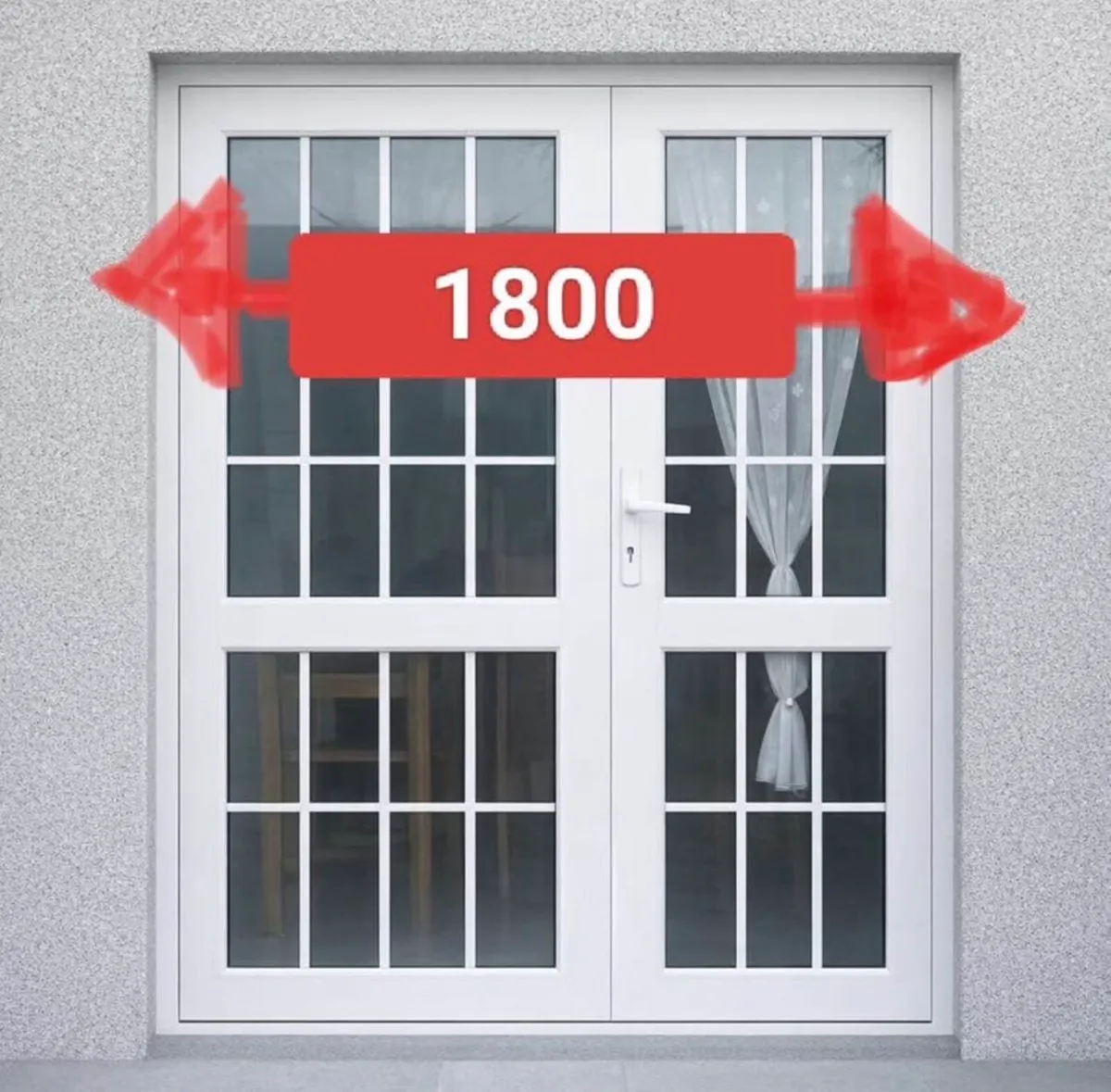 🌟 3 White Single Doors With Side Glass 🌟 - Image 1