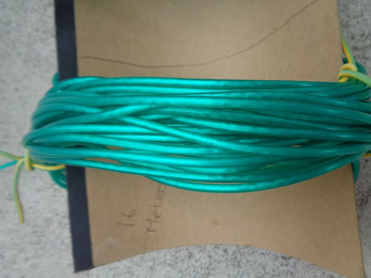 Green Plastic Clothes Line x 2 for Sale - Image 1