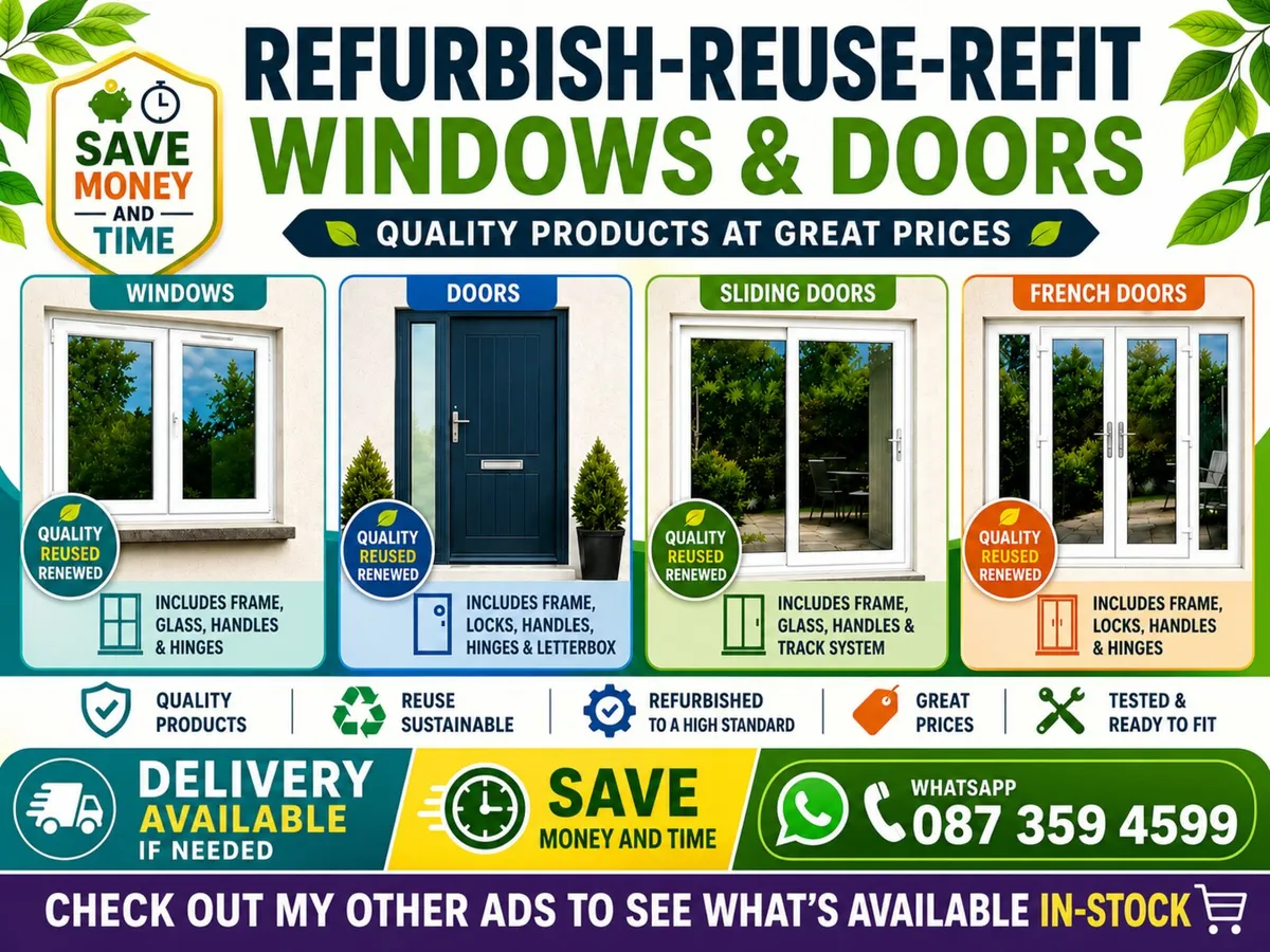 ☘️HIGH QUALITY PATIO FRENCH DOORS AVAILABLE☘️ - Image 2