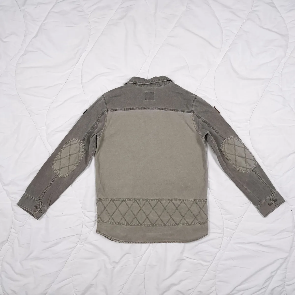 Art Class Grey Khaki Patchwork Jacket 8UK/36EU - Image 2