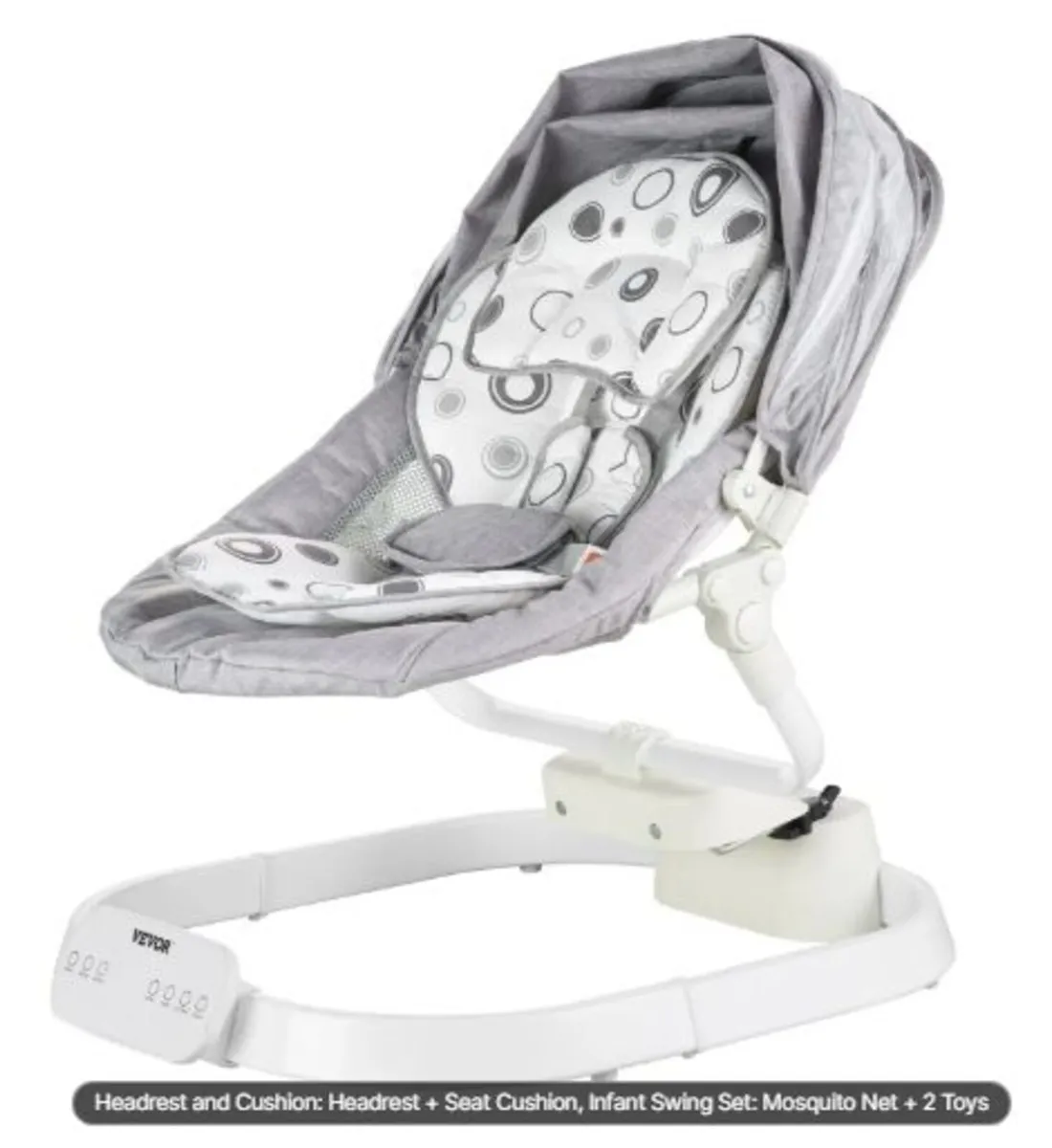 Baby Swing, Baby Rocker for Infant with 3 Speeds - Image 4