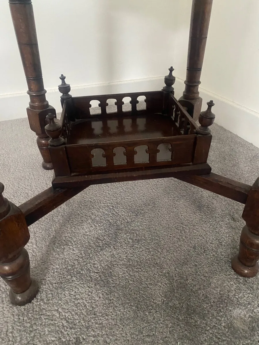 Solid Mahogany side table - Image 3