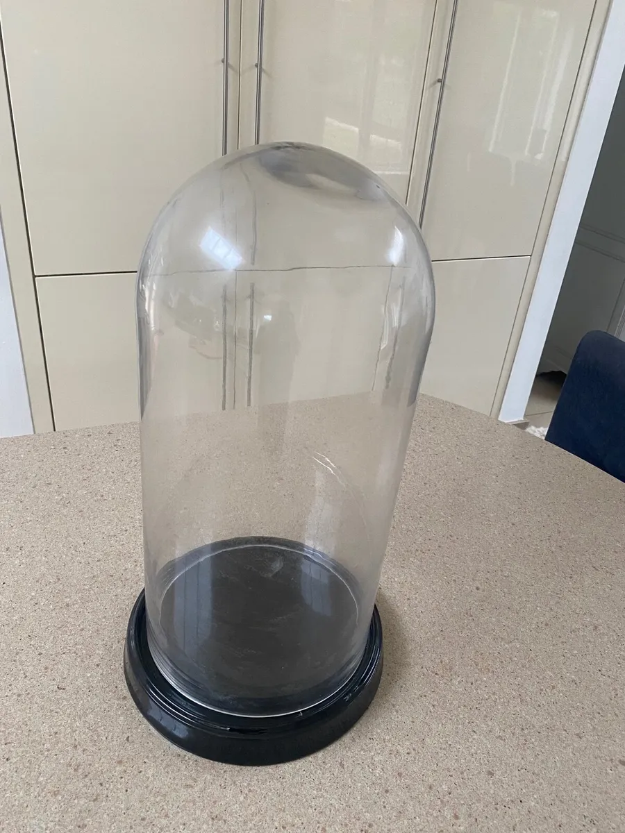Extra large glass cloche  for candle - Image 2