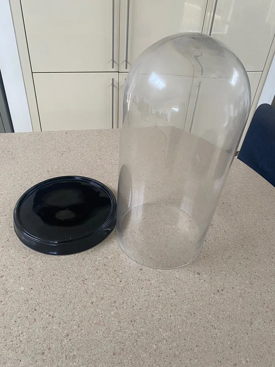 Extra large glass cloche  for candle - Image 3