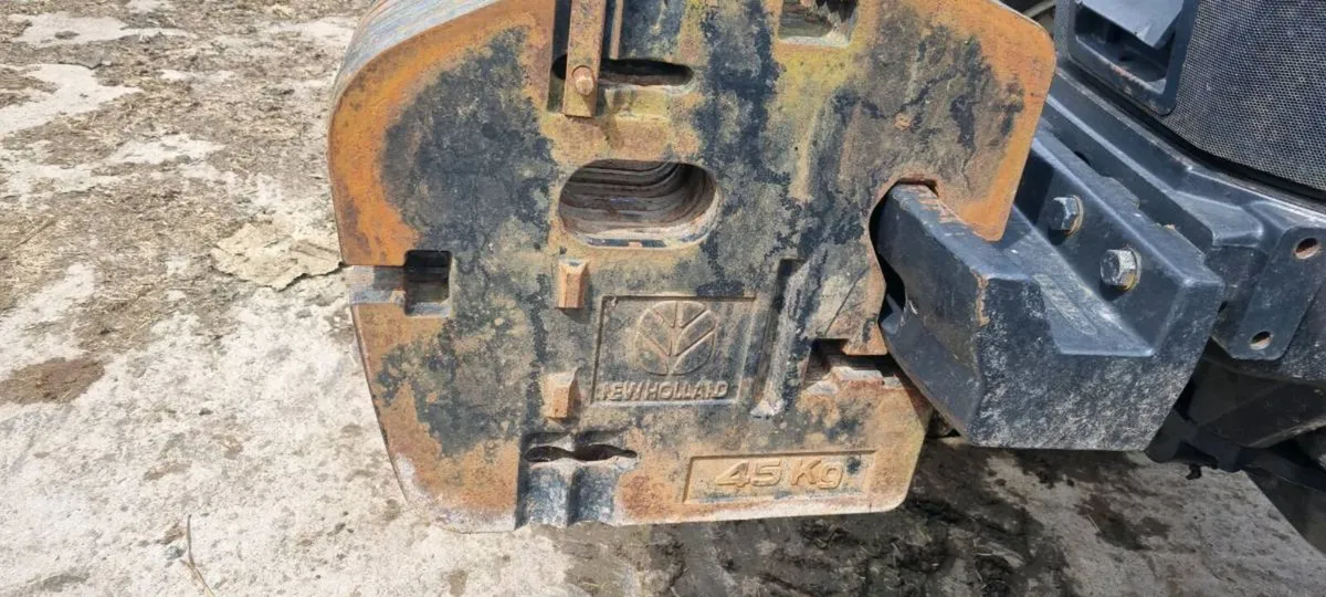 New Holland 45kg weights x9 - Image 4