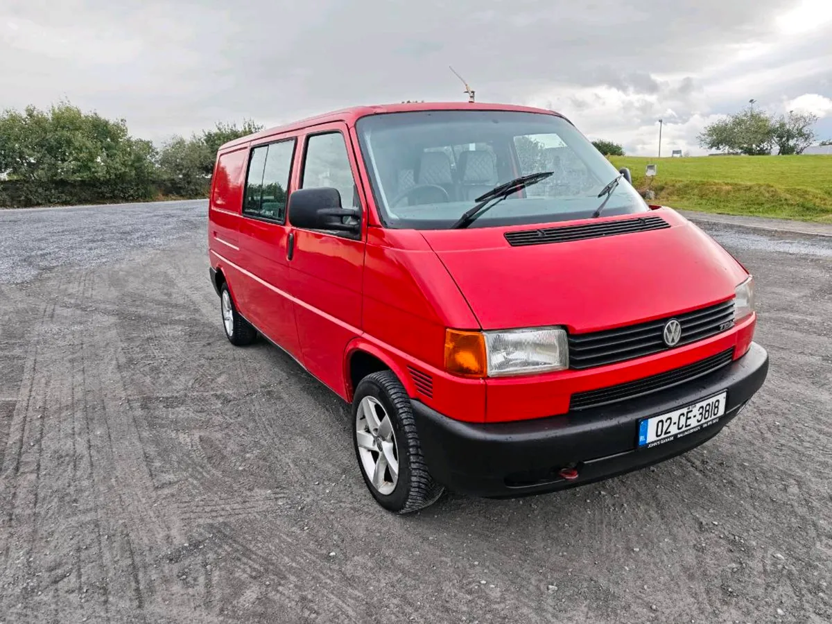 02 VW TRANSPORTER T4 2.5tdi Crewcab - Image 1