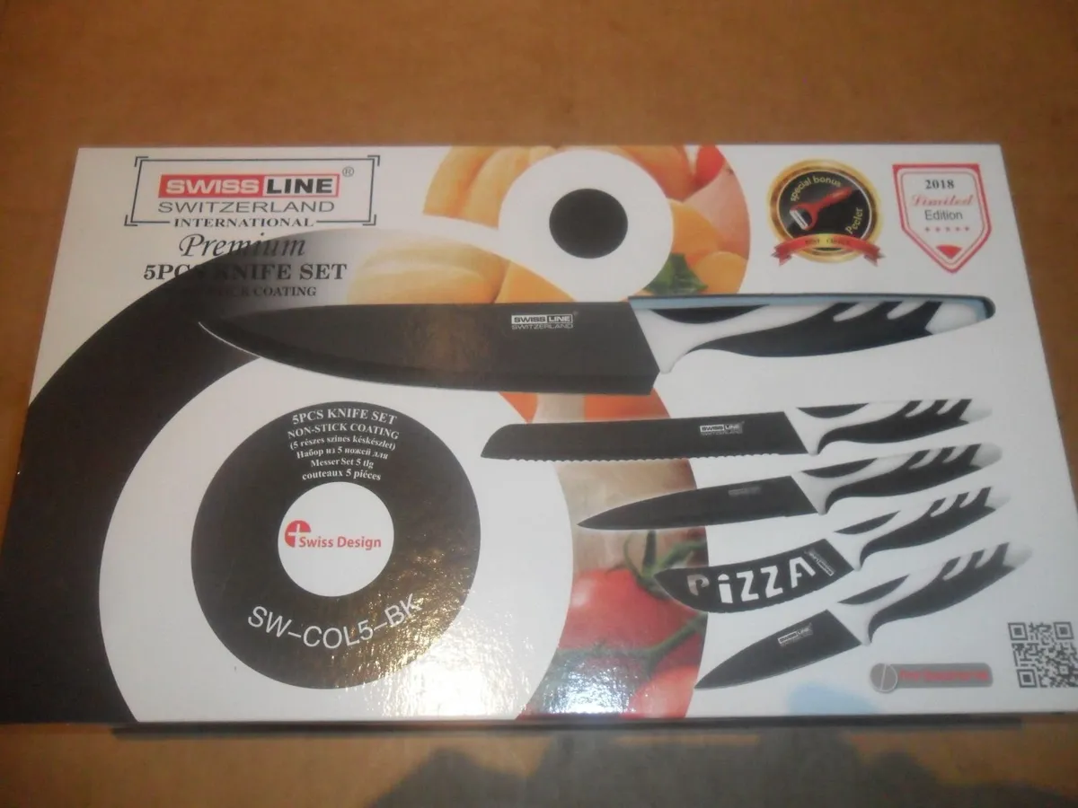SWISS LINE Stainless Steel 5 Pcs - Knife set - Image 3
