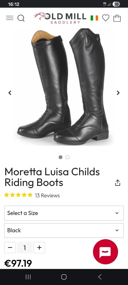 Horse riding boots - Image 1