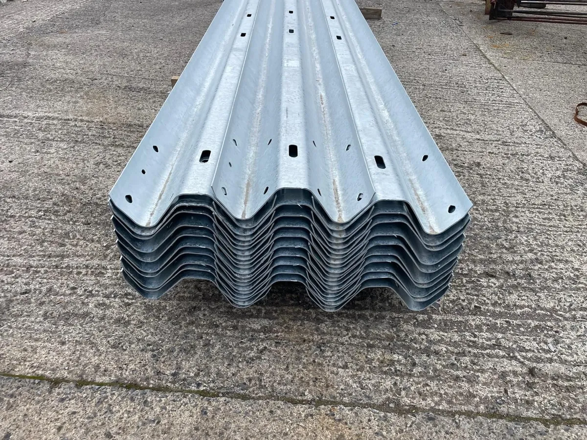 Brand New 14ft 2" Galvanised Crash Barriers - Image 2