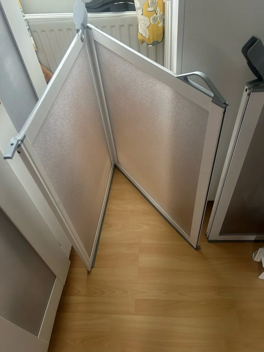 Folding shower screen, and safety grab bar - Image 2