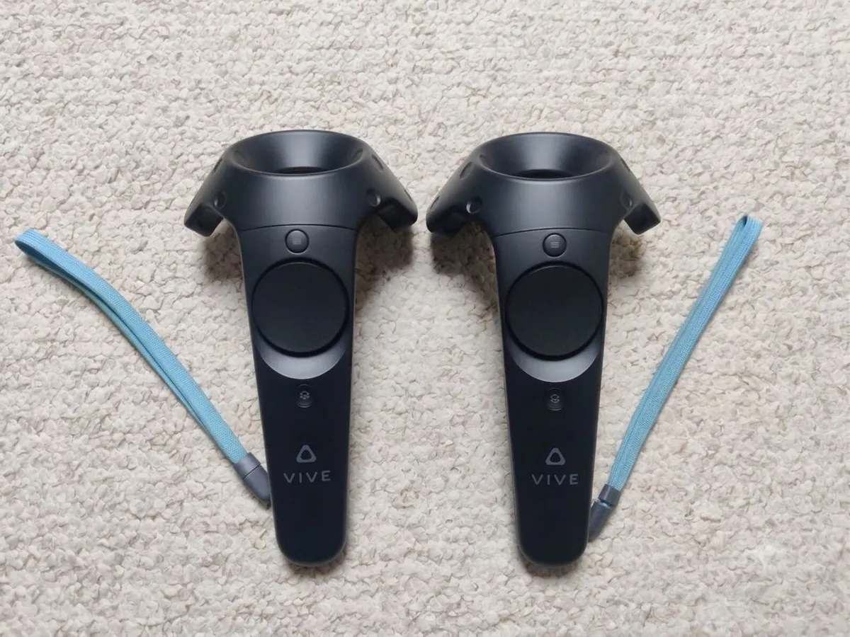 HTC Vive VR Controllers + 1.0 Base Stations - Image 1