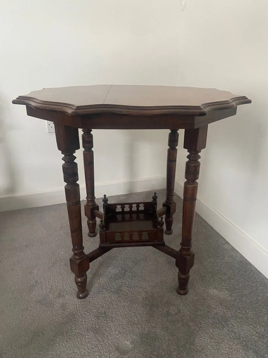 Solid Mahogany side table - Image 1
