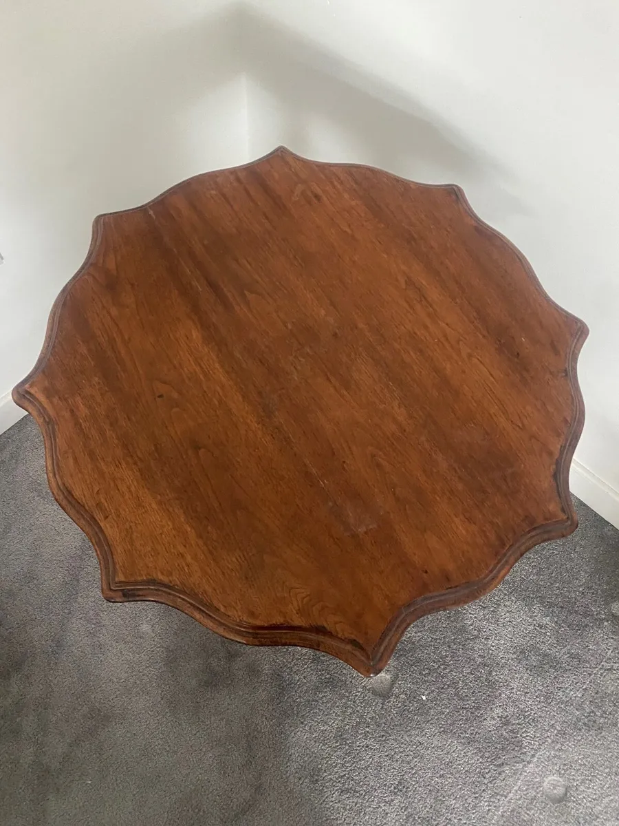 Solid Mahogany side table - Image 2