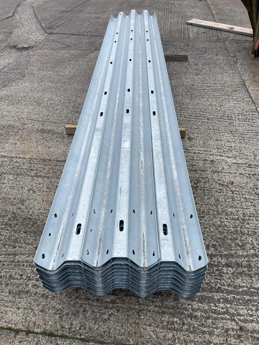 Brand New 14ft 2" Galvanised Crash Barriers - Image 1