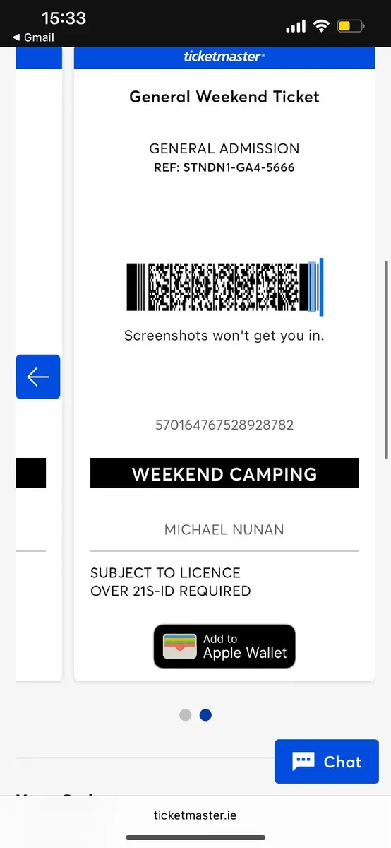 AltogetherNow Festival ticket - Image 1