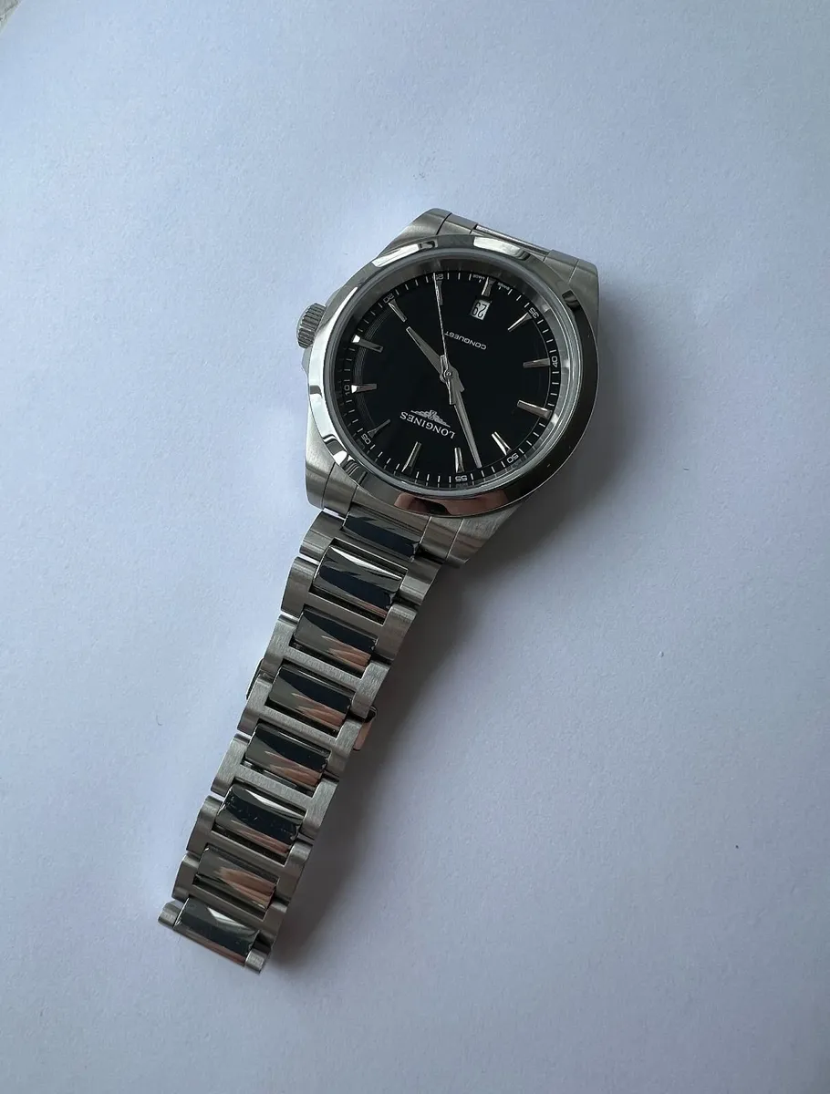 Longines Conquest 38mm Quartz -Steel/Black - Image 3