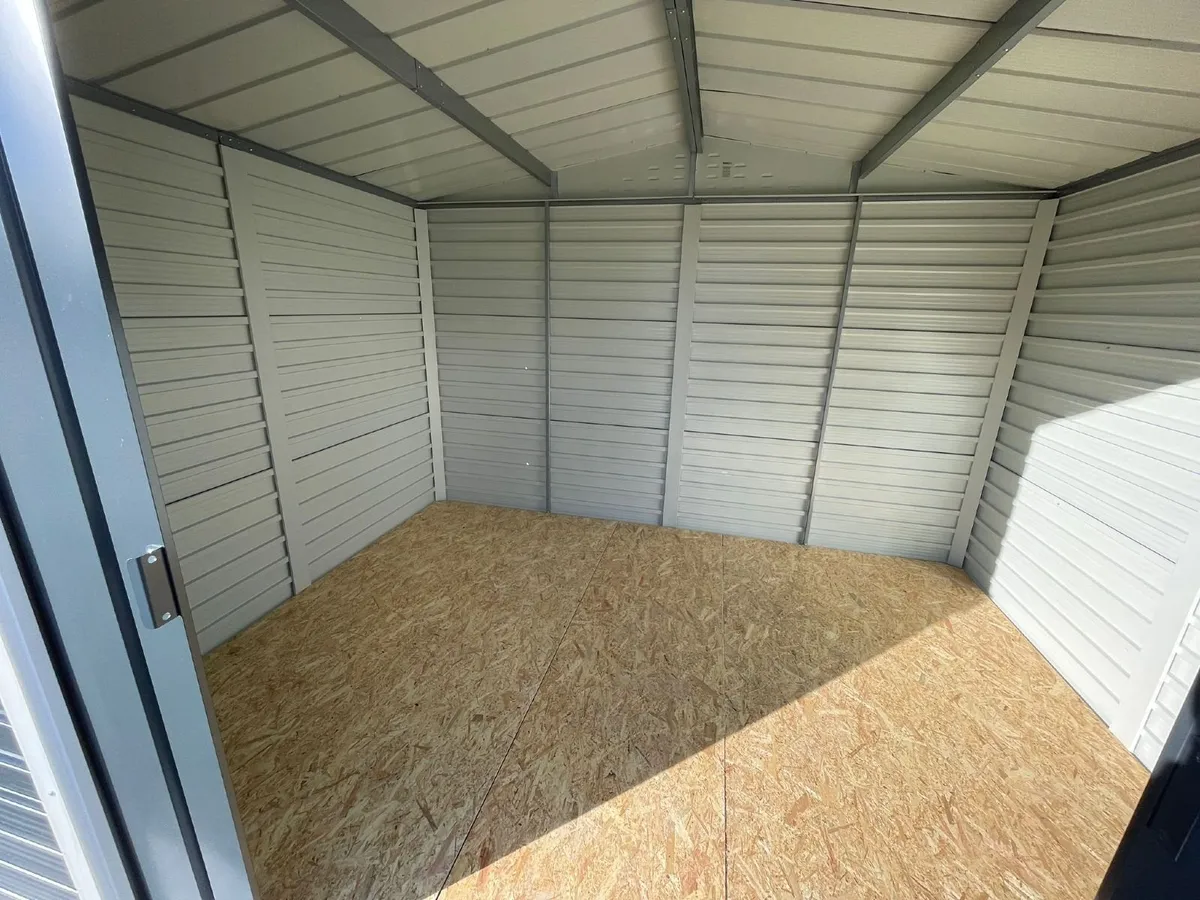 🏡 Alpine 10x8 Steel Garden Sheds - Image 1