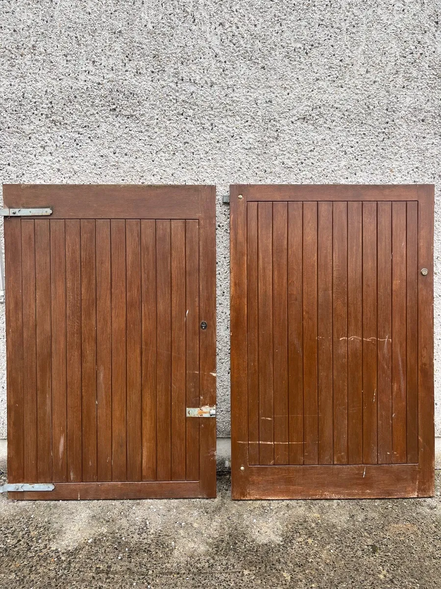 4 Solid Teak Garden Gates - Image 1
