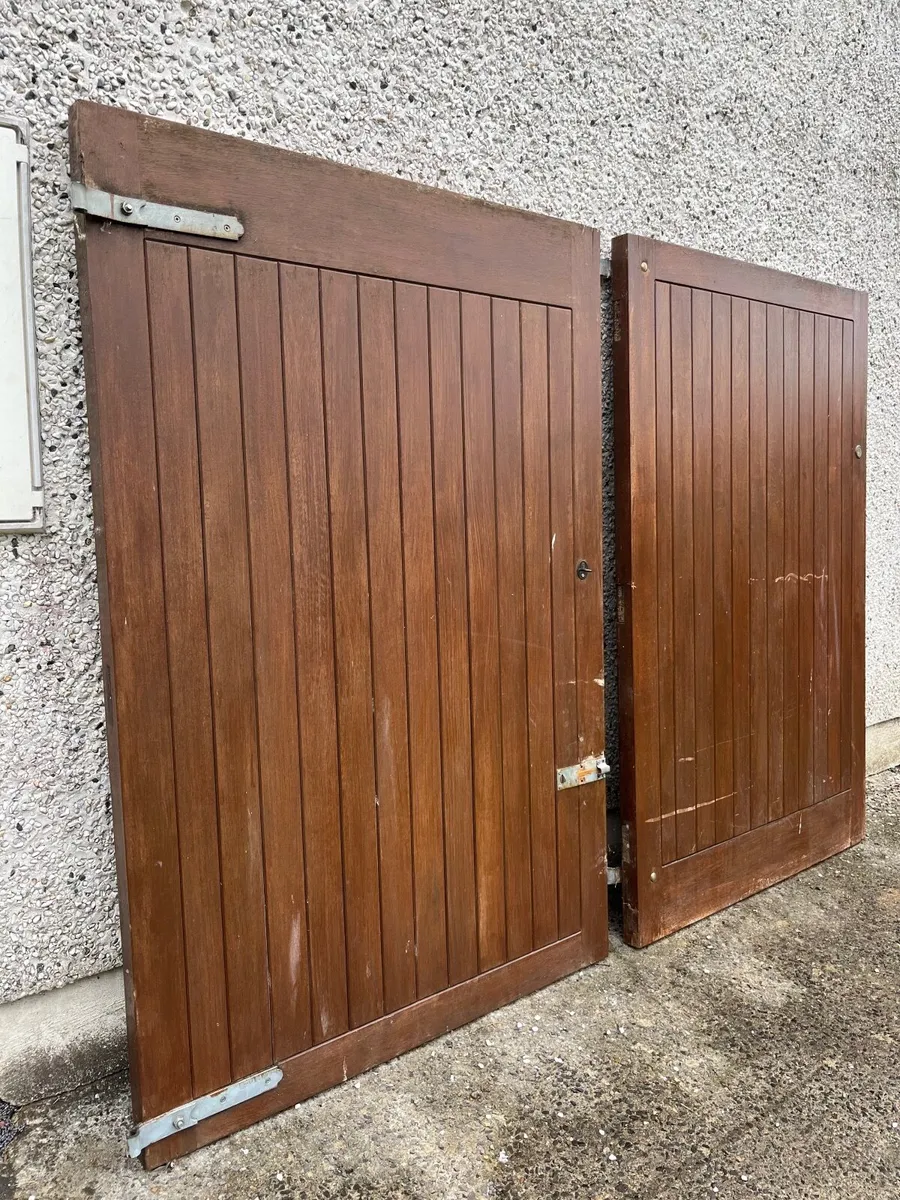 4 Solid Teak Garden Gates - Image 2