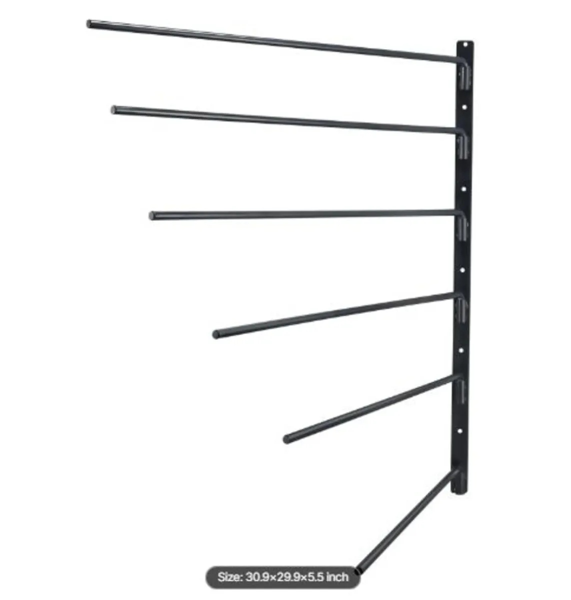 Wall Mounted Saddle Rack,30.9 x 29.9x5.5 in, Swing - Image 4