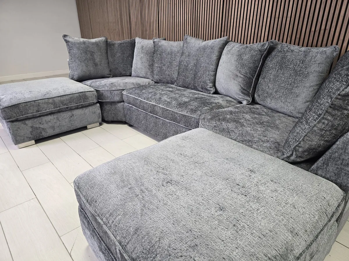 Easton Ushape Scatter or Fullback Cushions Sofa - Image 2