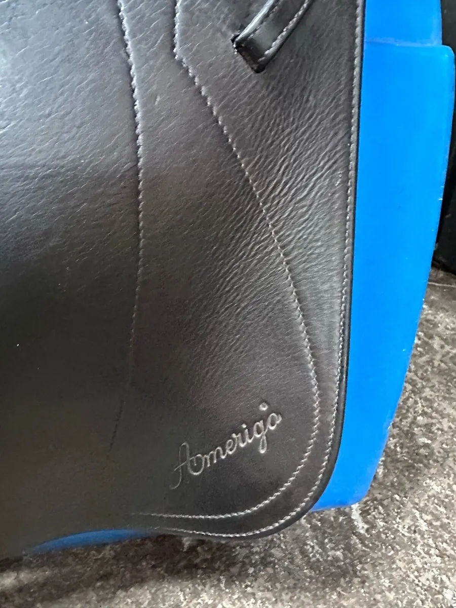 Amerigo Pinerolo Dressage Saddle 17in MW - Image 3