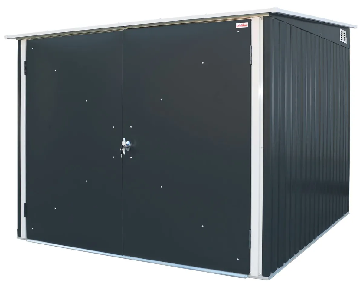 4🚲 6x6 Steel Bike Storage Shed – Holds 4 Bikes | - Image 2