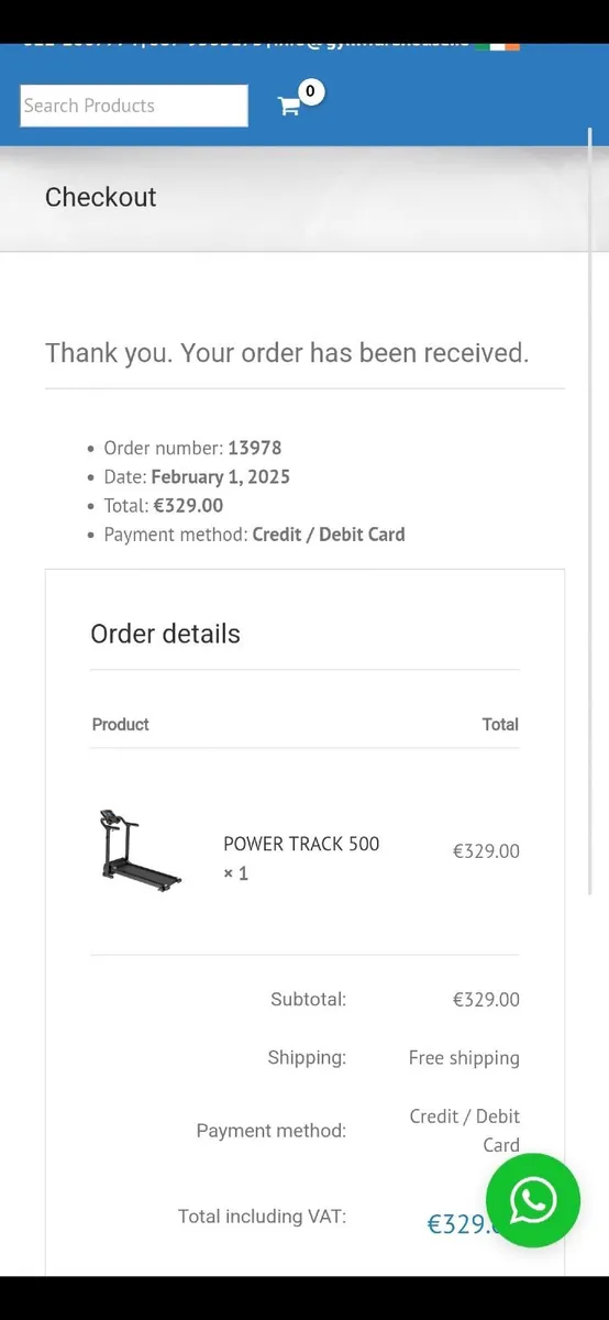 Treadmill power track 500 folding - Image 4