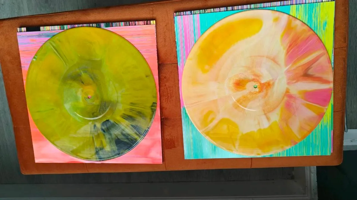 Flaming lips Vinyl x2 albums colour vinyl - Image 2