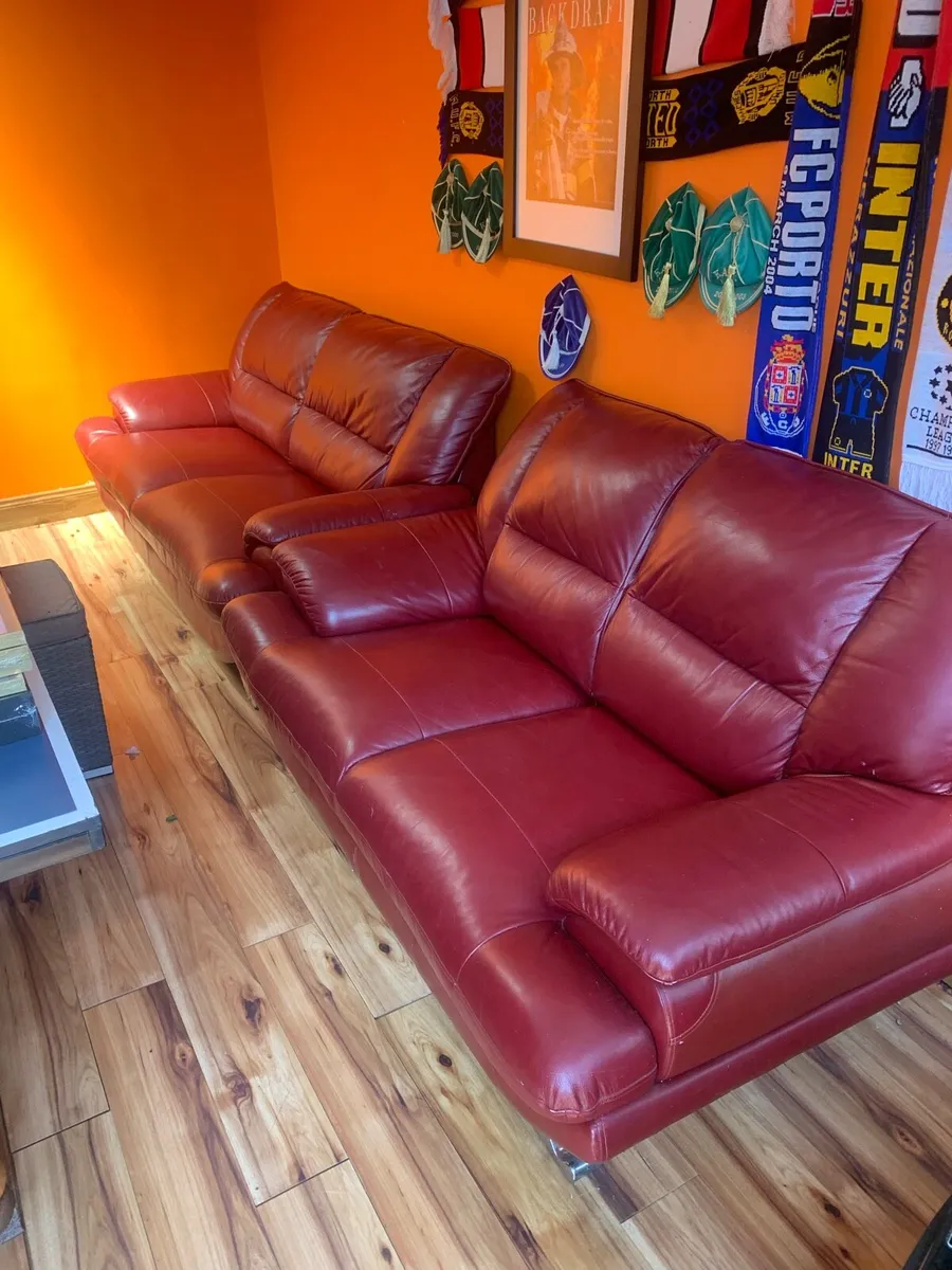 Leather chairs - Image 1