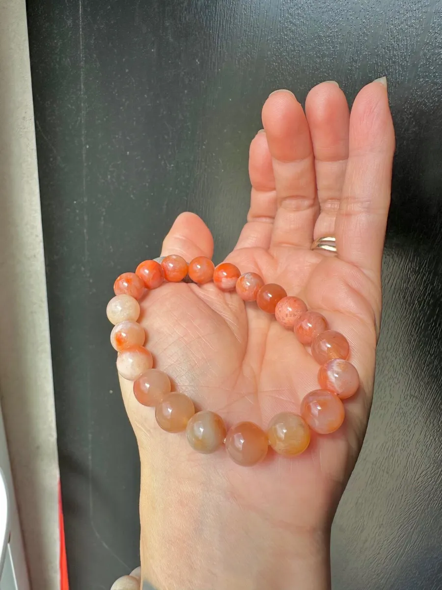 Premium Fossil Coral Jade Bracelet - Image 4