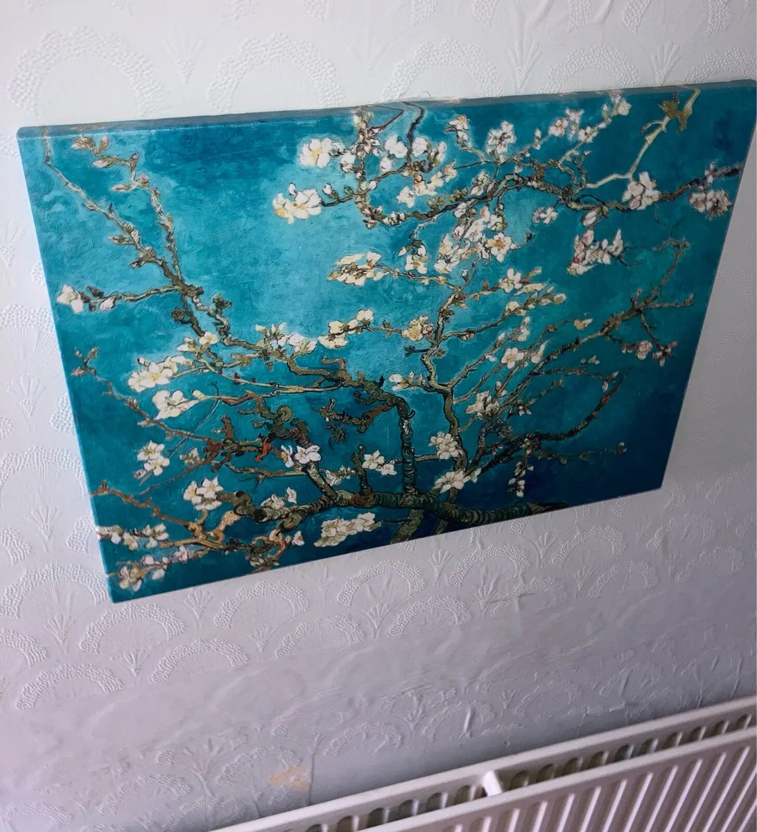 Large Painting 80x60cm Almond Blossom Van Gogh - Image 2