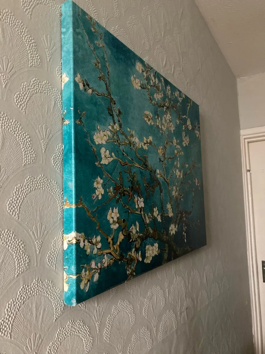 Large Painting 80x60cm Almond Blossom Van Gogh - Image 3
