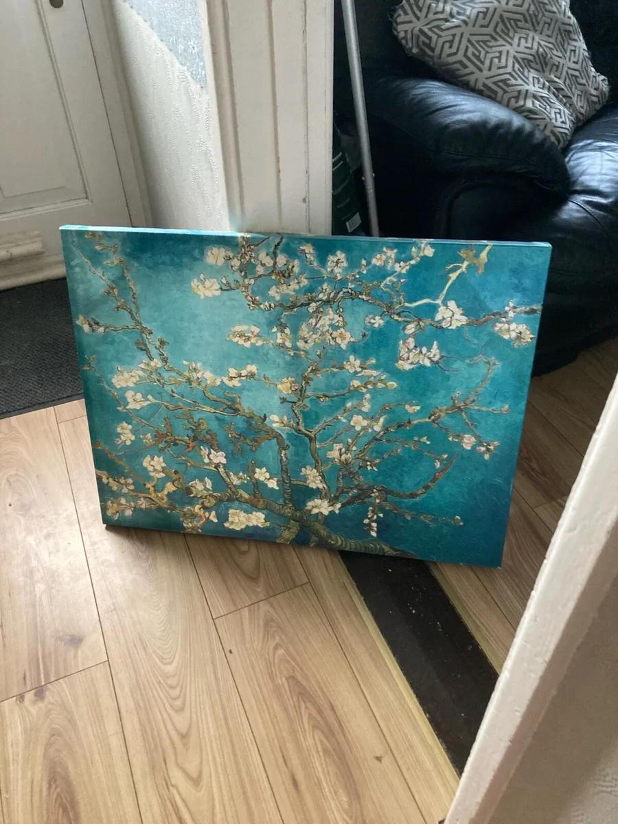 Large Painting 80x60cm Almond Blossom Van Gogh - Image 1