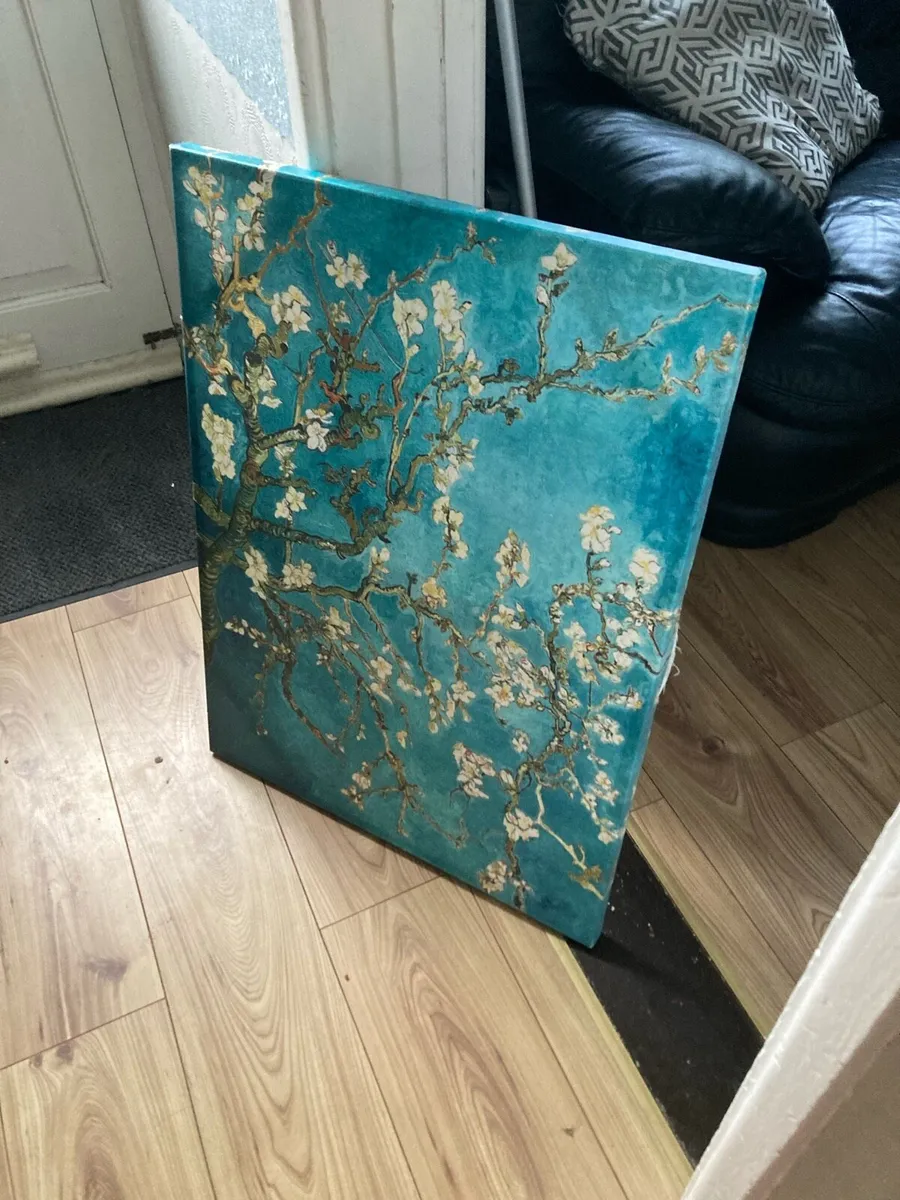 Large Painting 80x60cm Almond Blossom Van Gogh - Image 4