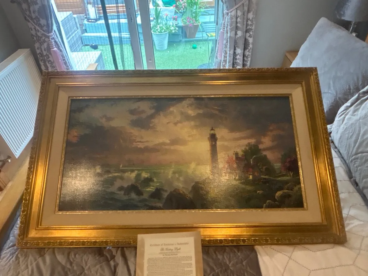 Thomas Kinkade “The Guiding Light” Limited Edition - Image 1