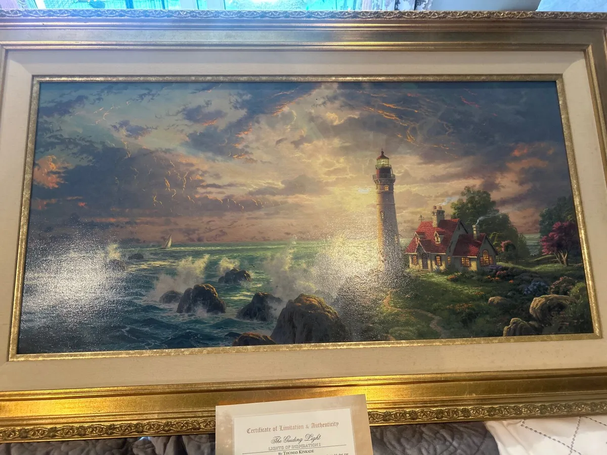 Thomas Kinkade “The Guiding Light” Limited Edition - Image 3