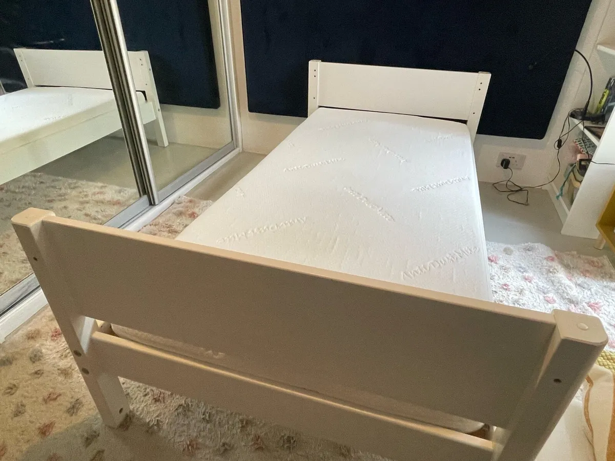 Flexa High Bed + Ladder & Mattress - Image 2
