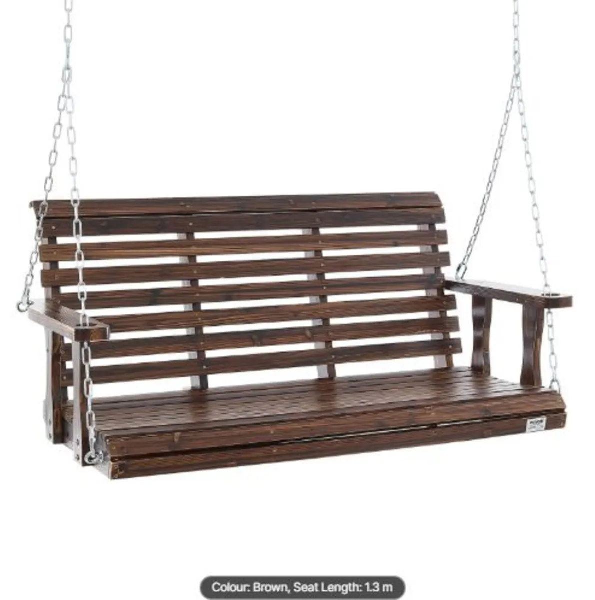Wooden Porch Swing 4.5 ft, Patio bench swing - Image 1