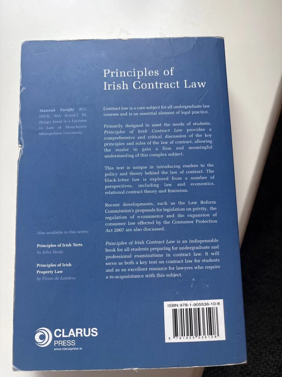 Principles of Irish Contract Law Máiréad Enright - Image 2