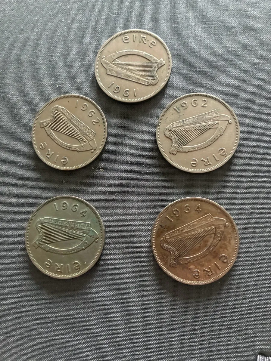 5 Vintage Leath Choroin/ Half Crown - Image 1
