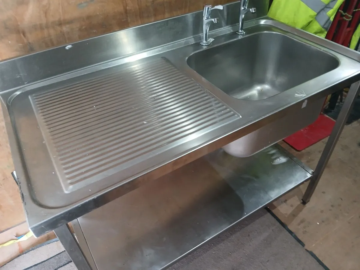 Staneless steel cabbinet sink unit complete - Image 4