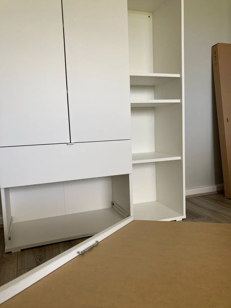 IKEA Vihals Shelfing Storage Unit with Doors - Image 1