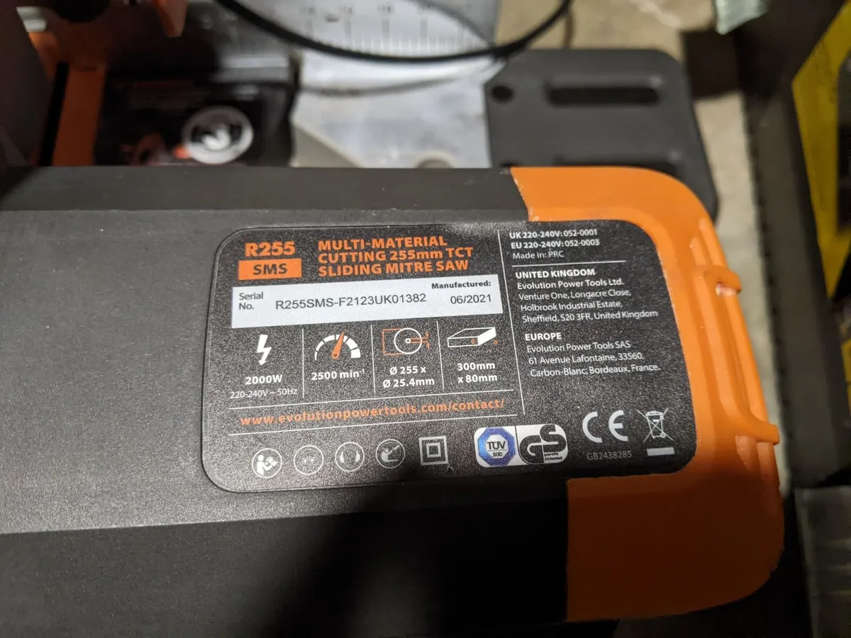Evolution Sliding Compound Mitre Saw - Image 2