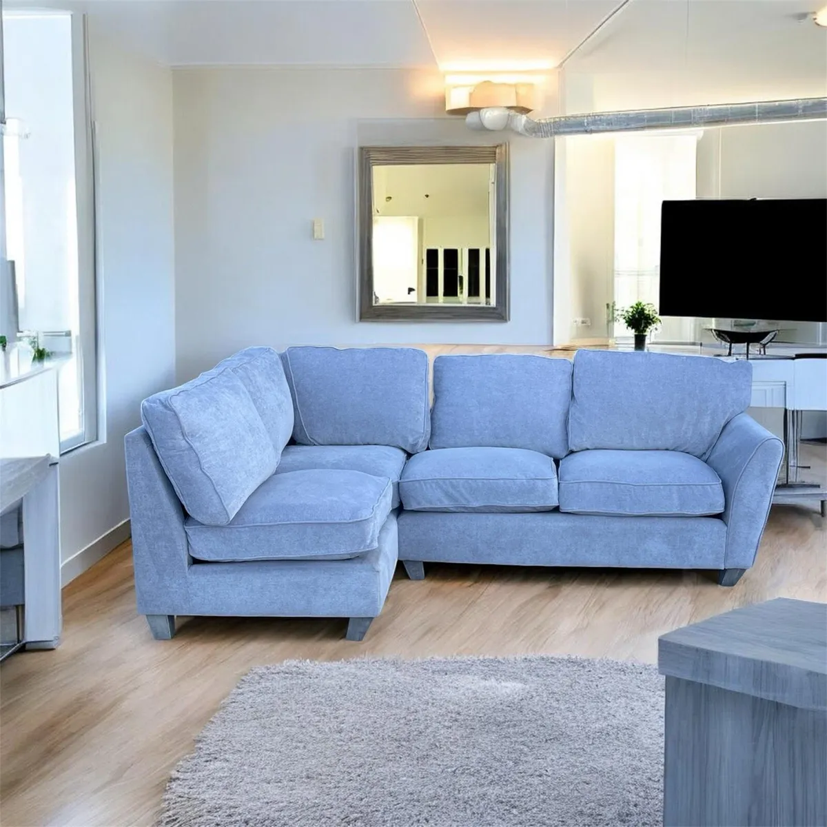 Harvey norman grey corner sofa - Image 1