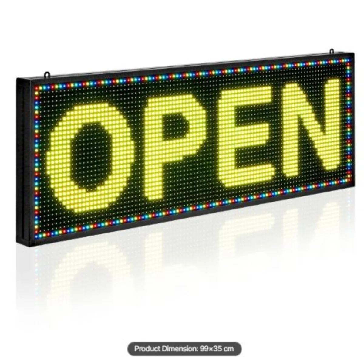 Programmable LED Sign, P10 Full Color Flexible - Image 1