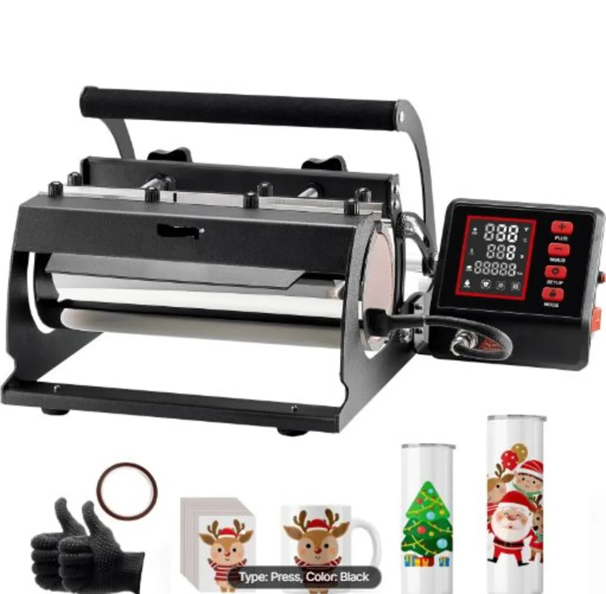 Tumbler Heat Press Machine, 11-30oz Mug Press,Heat - Image 1