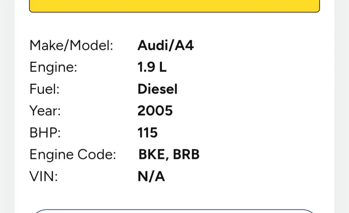 Engine Audi 1.9D - Image 1